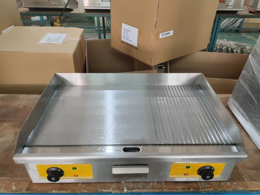 Commercial Portable Grt-810 Gridding Food Gas Sandwich Grill Electric Griddle
