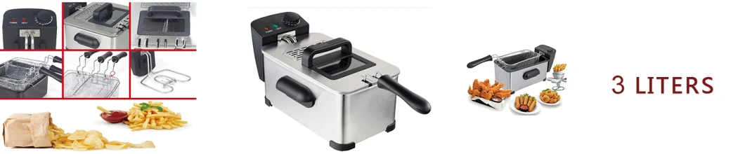 2000W 3L Electric Deep Fryer with Frying Basket