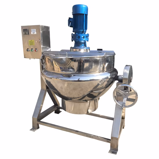 Olla inclinable de acero inoxidable con calefacción eléctrica de 200 litros