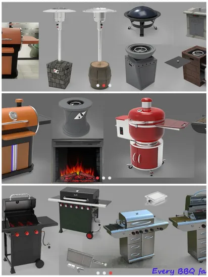 Parrilla eléctrica directa de fábrica de Esun para barbacoa con rejillas de cocción de hierro fundido, alta temperatura para vida al aire libre