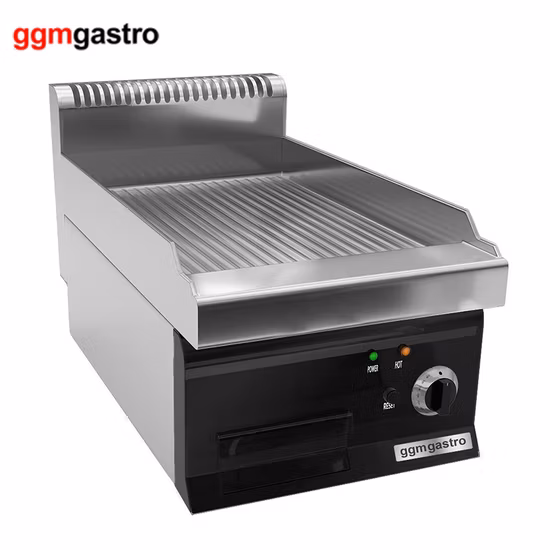 Aparato de cocina aprobado por la CE Encimera de acero inoxidable Parrilla plana eléctrica Placa plana Mini plancha Hotel Restaurante Equipo de cocina