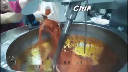 Restaurante Comercial Automático Multifunción Inclinación Planetaria Curry Chile Frijol Pasta Mezcla Hacer Gas Eléctrico Trapeador De Vapor Salsa Cocinar Wok
